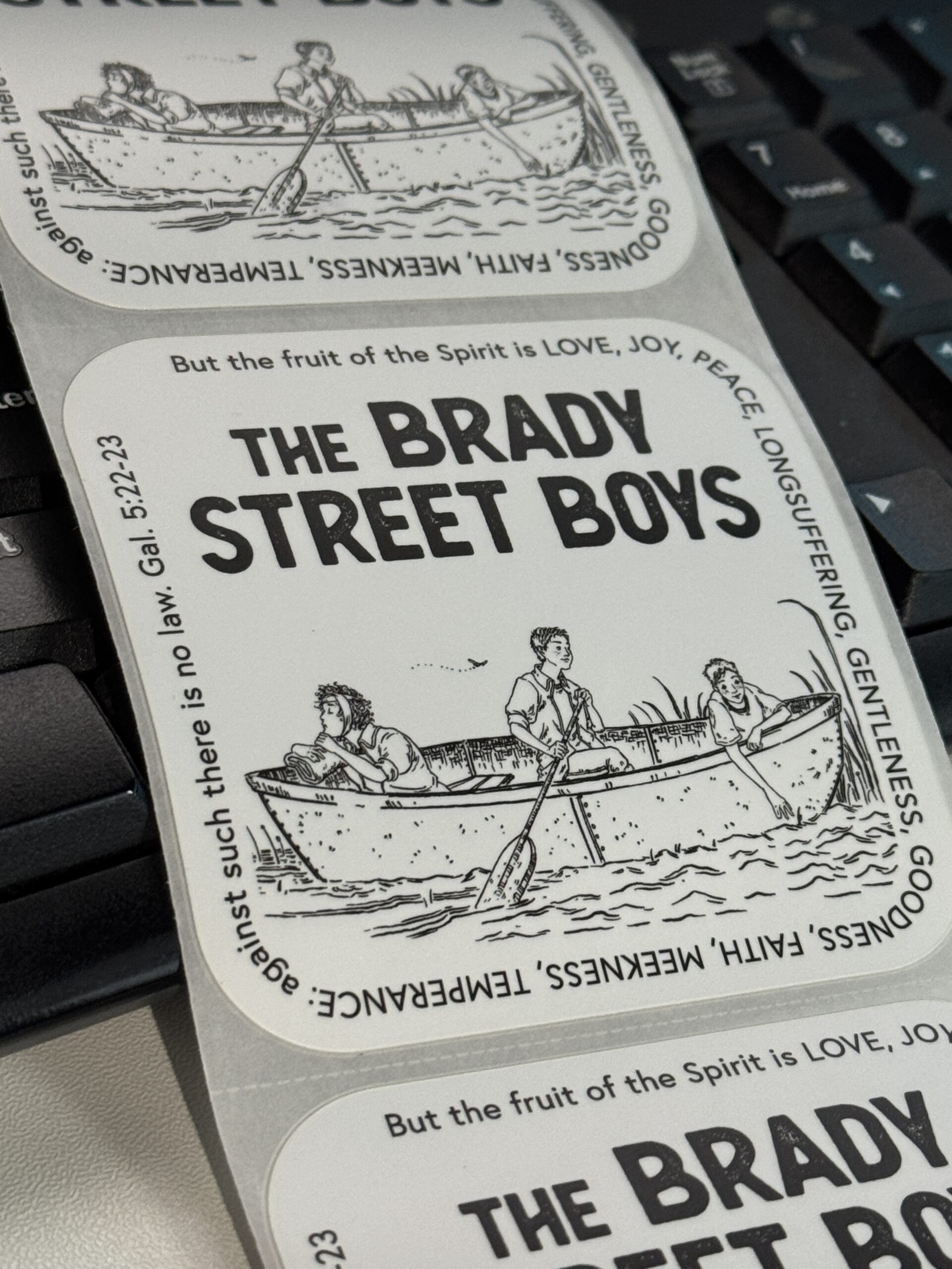 Brady Street Boys Stickers