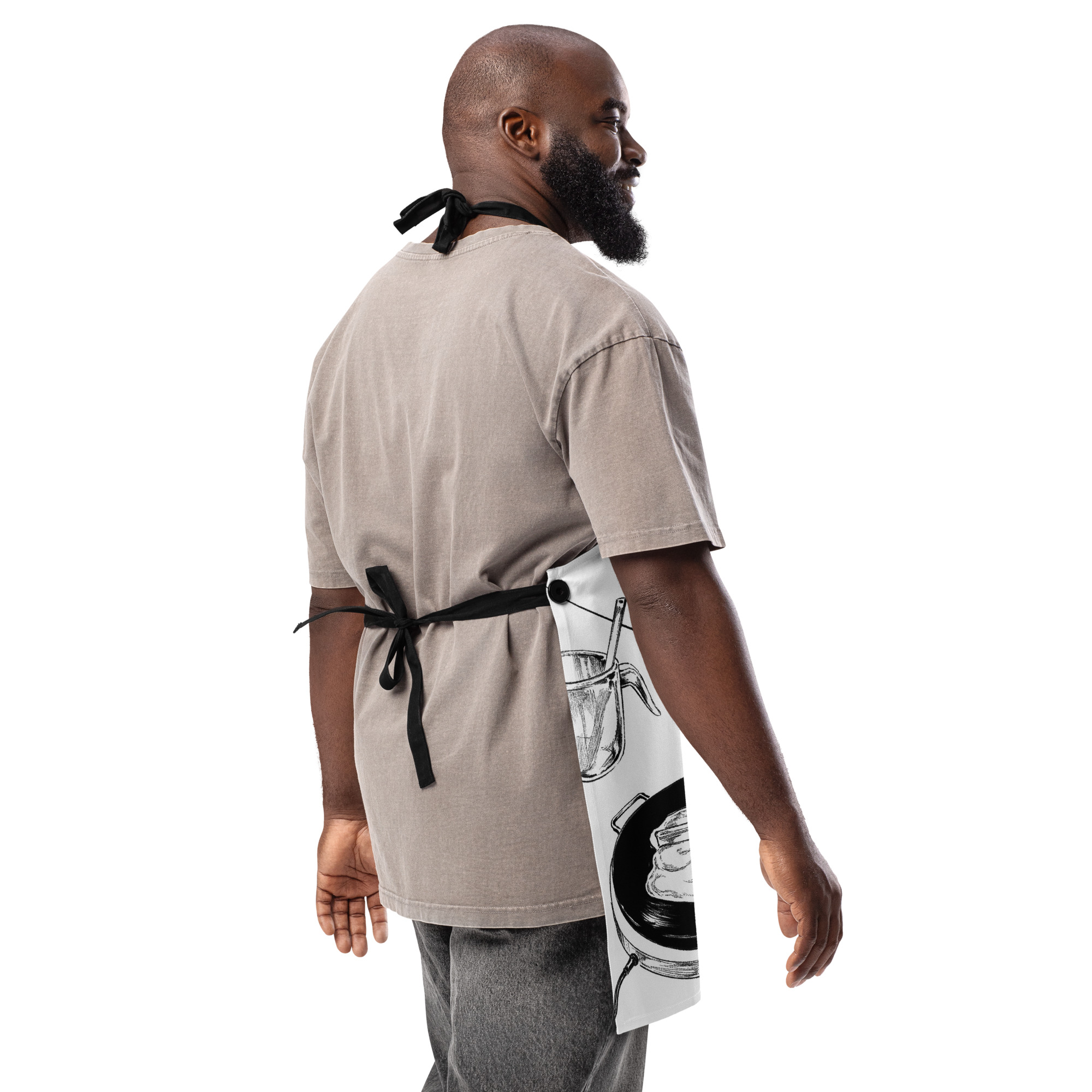 Larry Making Crepes Apron - Image 2