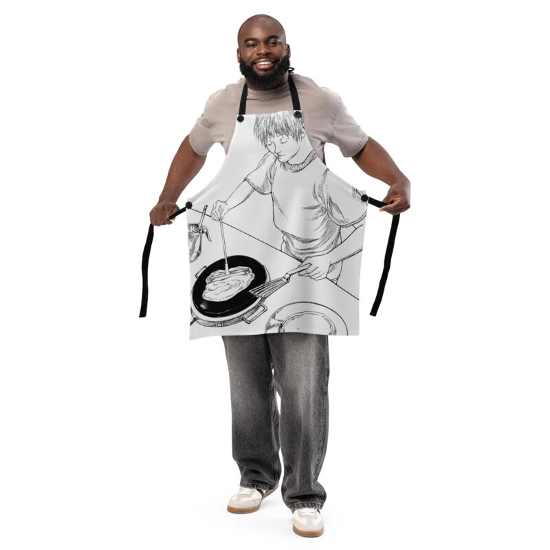 Larry Making Crepes Apron - Image 3