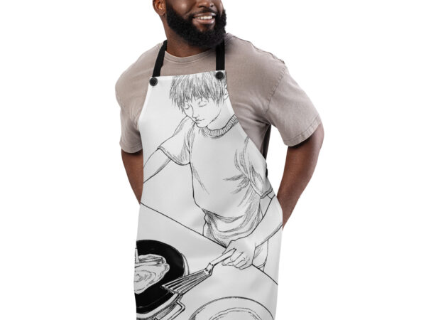 Larry Making Crepes Apron