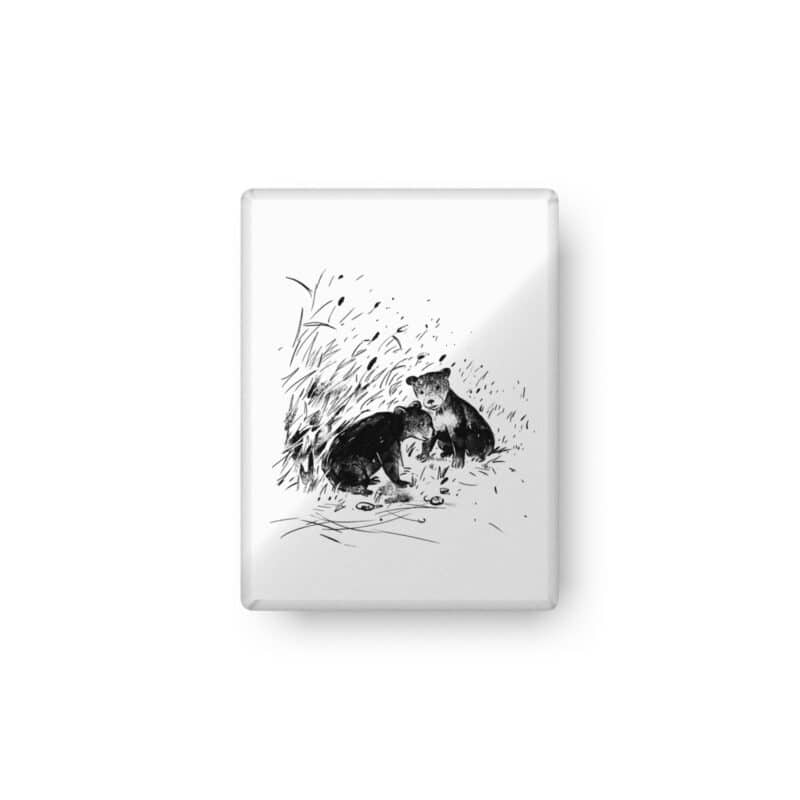 Custom-shaped Bear Cubs Pillow - Image 3