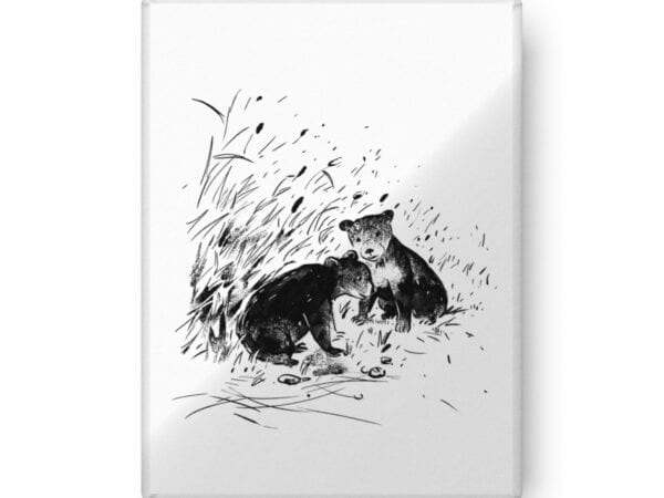 Custom-shaped Bear Cubs Pillow