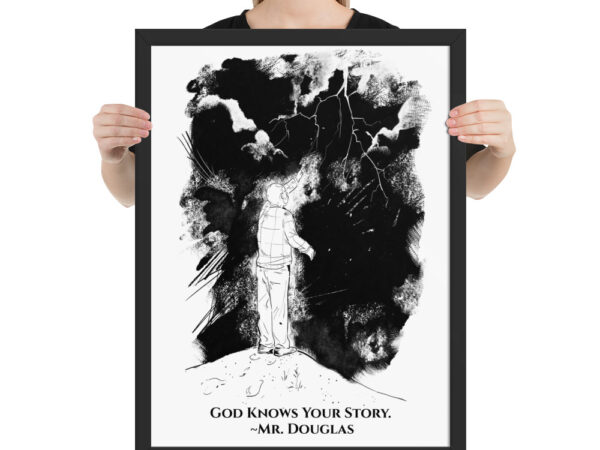 Mr. Douglas Framed poster