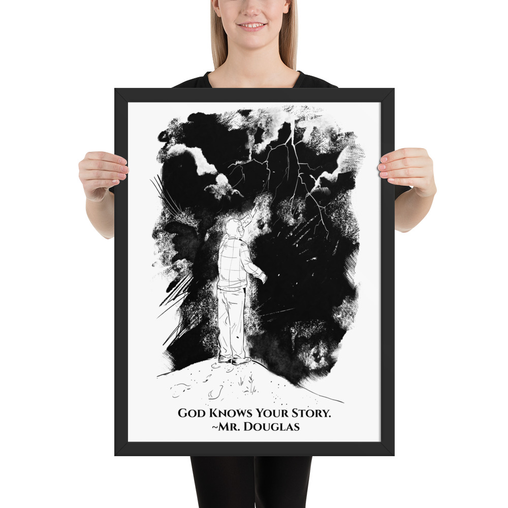 Mr. Douglas Framed poster