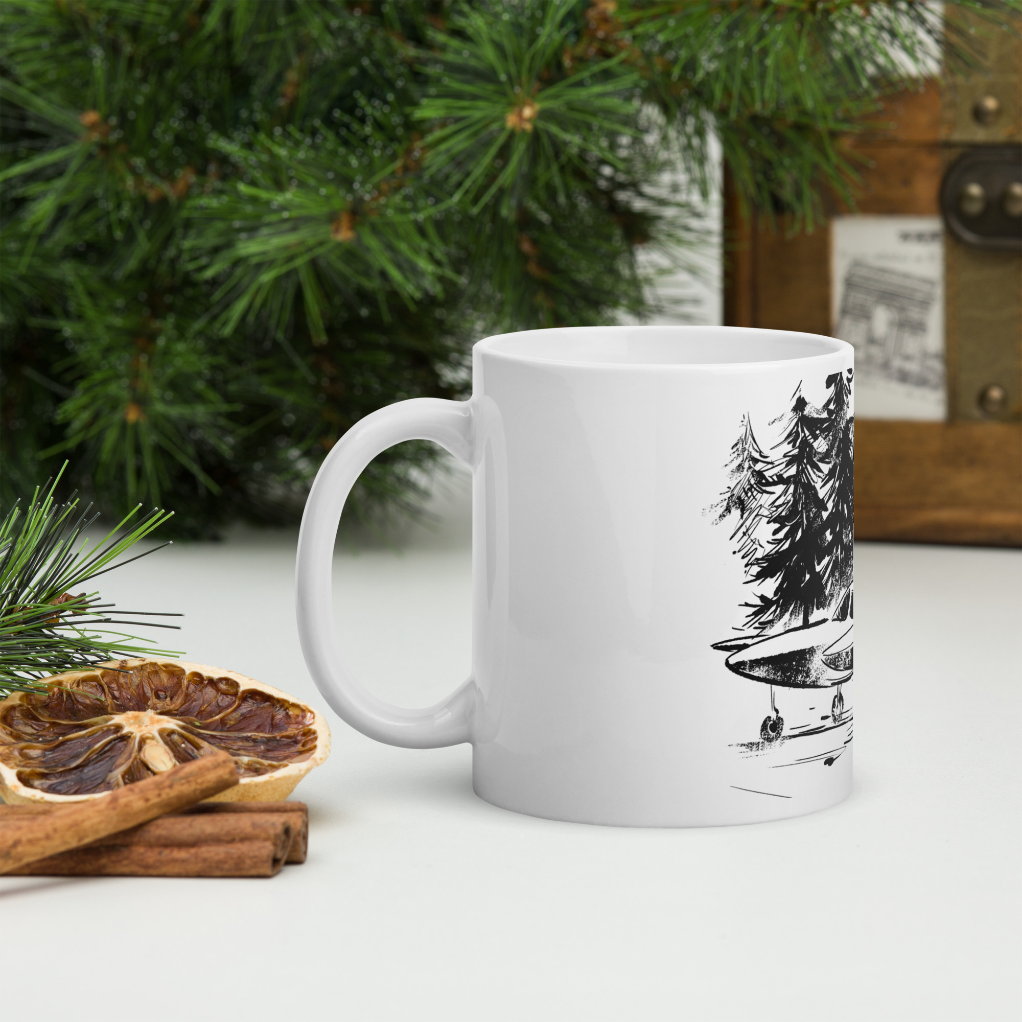 Surgery in the Swamp Plane Glossy mug - Image 2