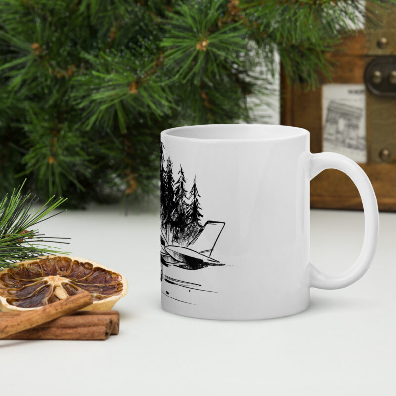 Surgery in the Swamp Plane Glossy mug - Image 3