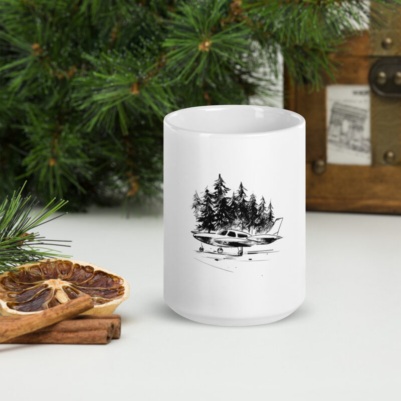 Surgery in the Swamp Plane Glossy mug - Image 7