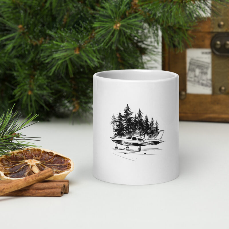 Surgery in the Swamp Plane Glossy mug - Image 9